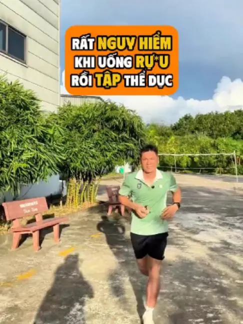 Ảnh bìa video: uống rượu xong đi chạy thể dục